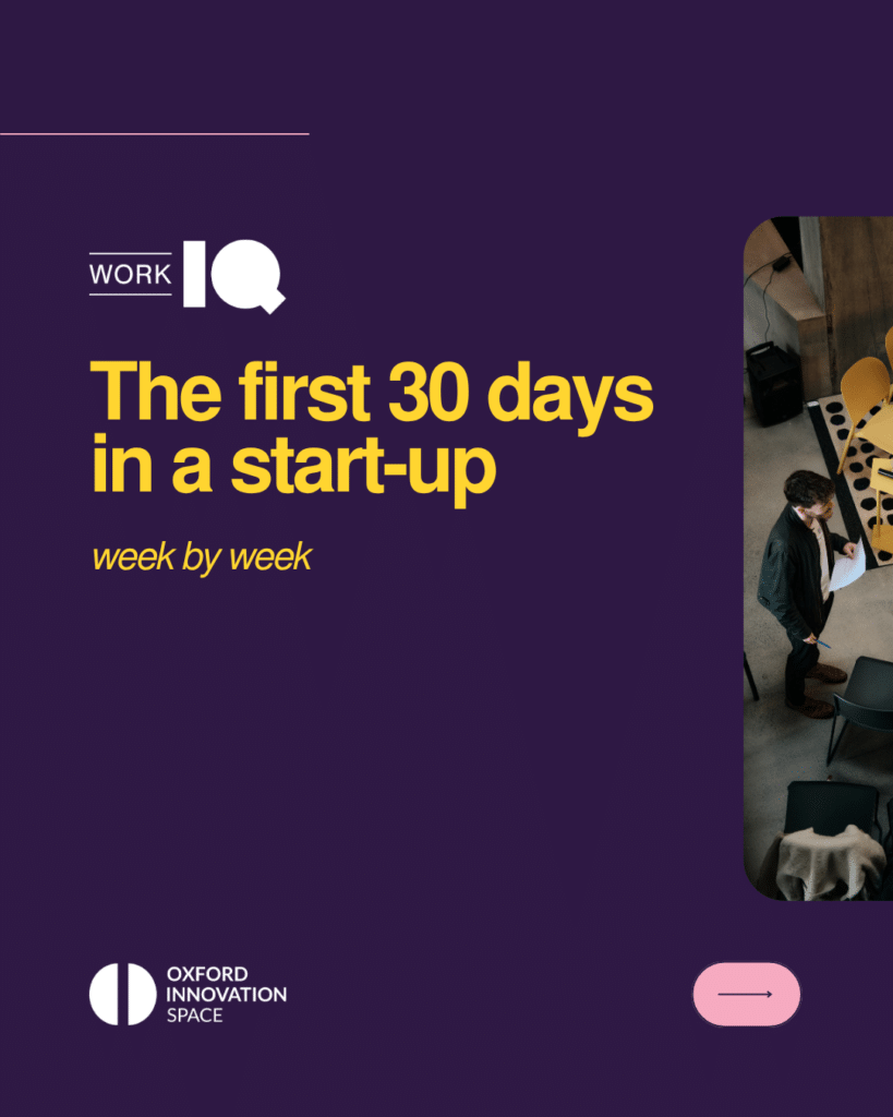 the first 30 days in a start-up